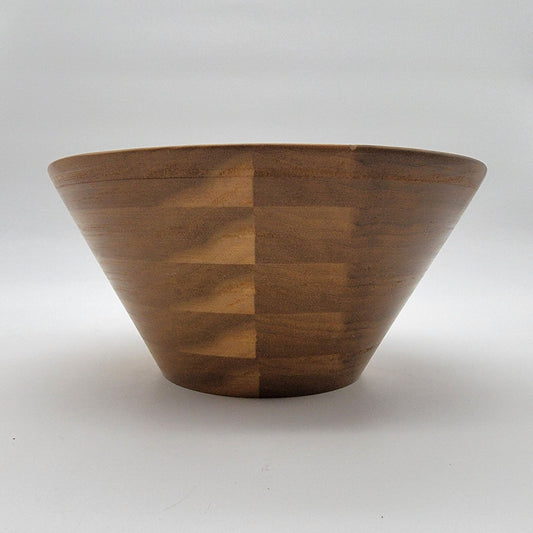 Hand-Turned Marquetry Lucky Penny Wood Bowl