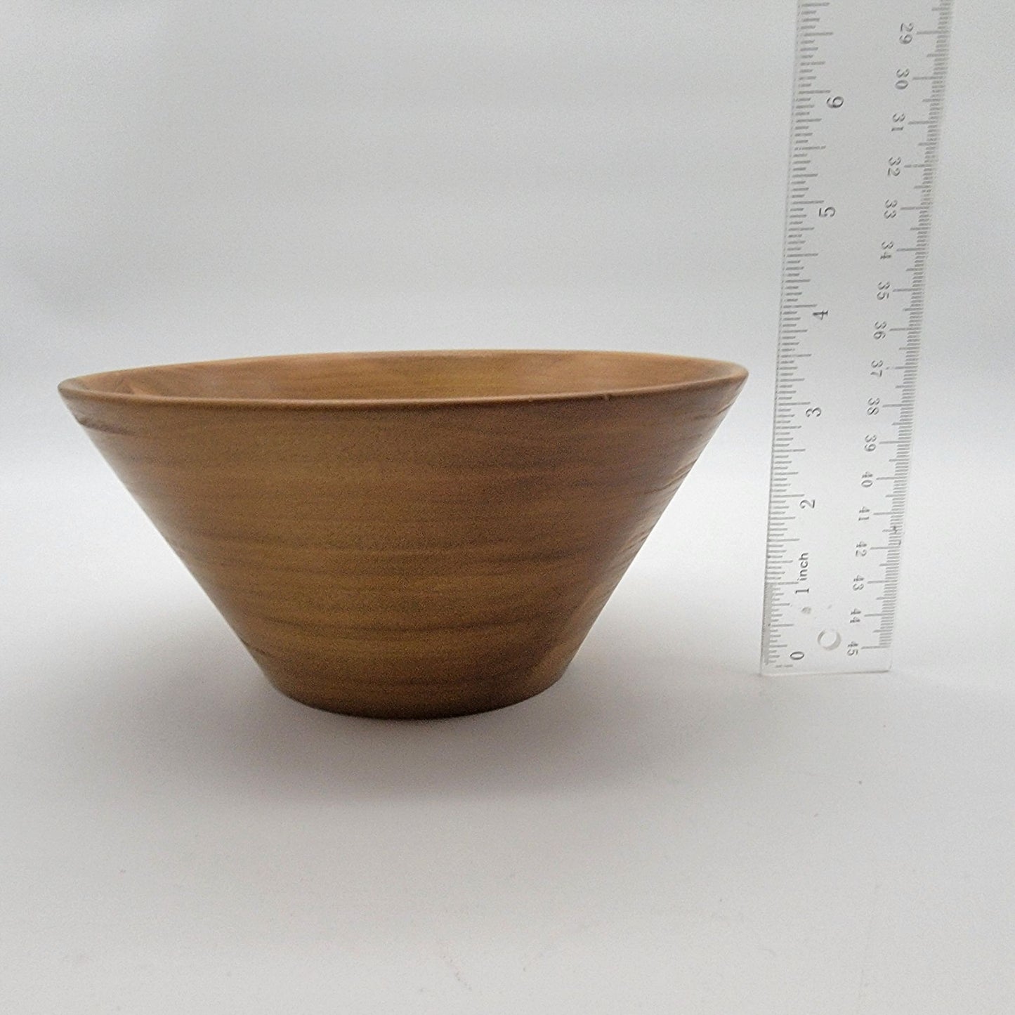 Hand-Turned Marquetry Lucky Penny Wood Bowl
