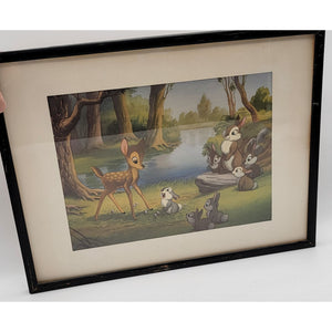 1947 Disney Bambi Forest Secrets Told by Thumper Lithograph