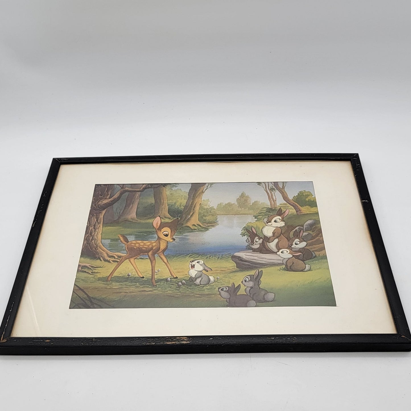 1947 Disney Bambi Forest Secrets Told by Thumper Lithograph