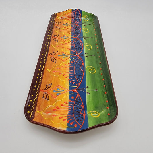 El Poyeton Spain Colorful Pottery Serving Tray