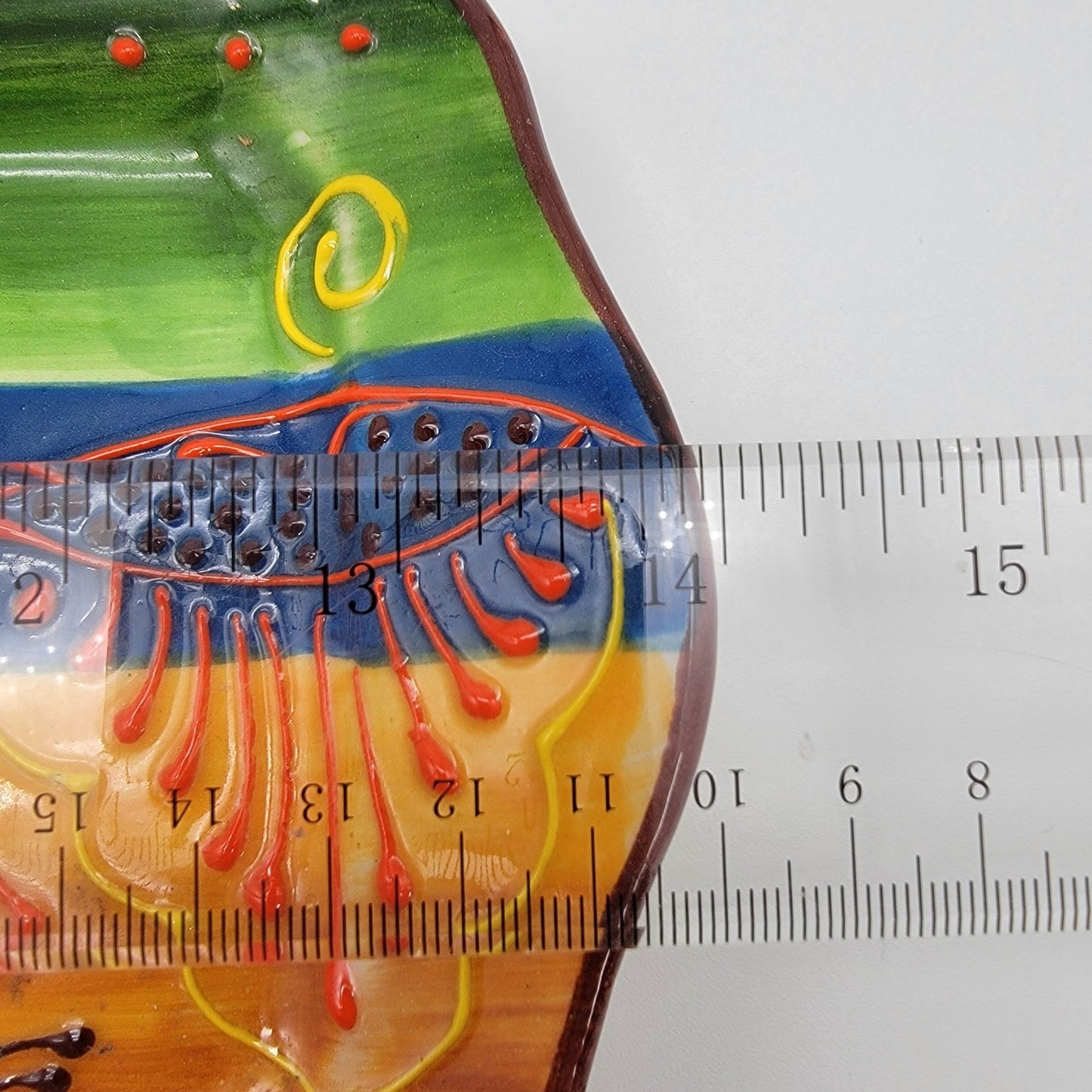 El Poyeton Spain Colorful Pottery Serving Tray