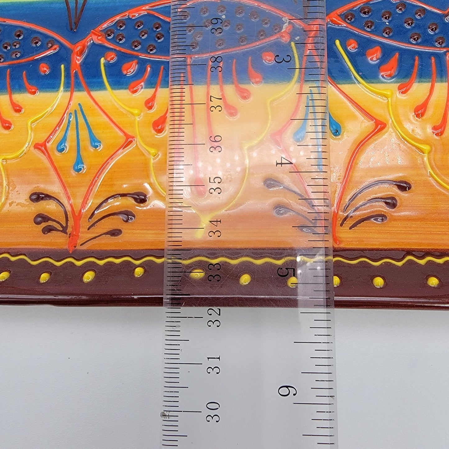 El Poyeton Spain Colorful Pottery Serving Tray