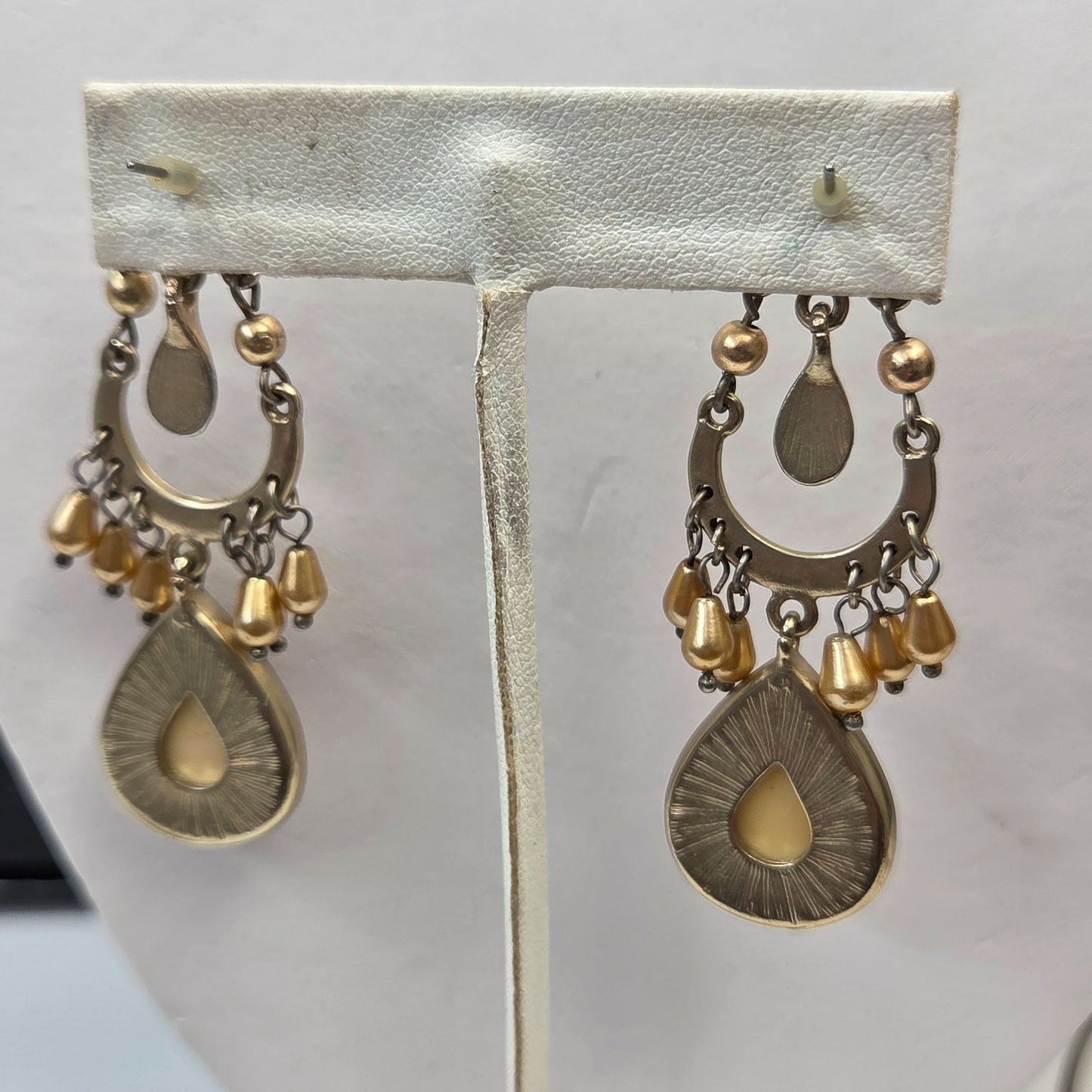 Chicos Birds Eye Jasper Pendant Necklace Ring & Earrings Set