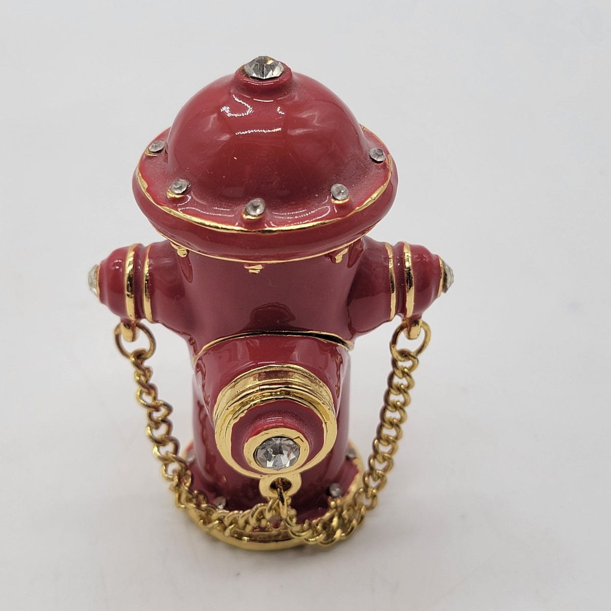 Objet d'art Dog's Best Friend Fire Hydrant Trinket Box No. 129