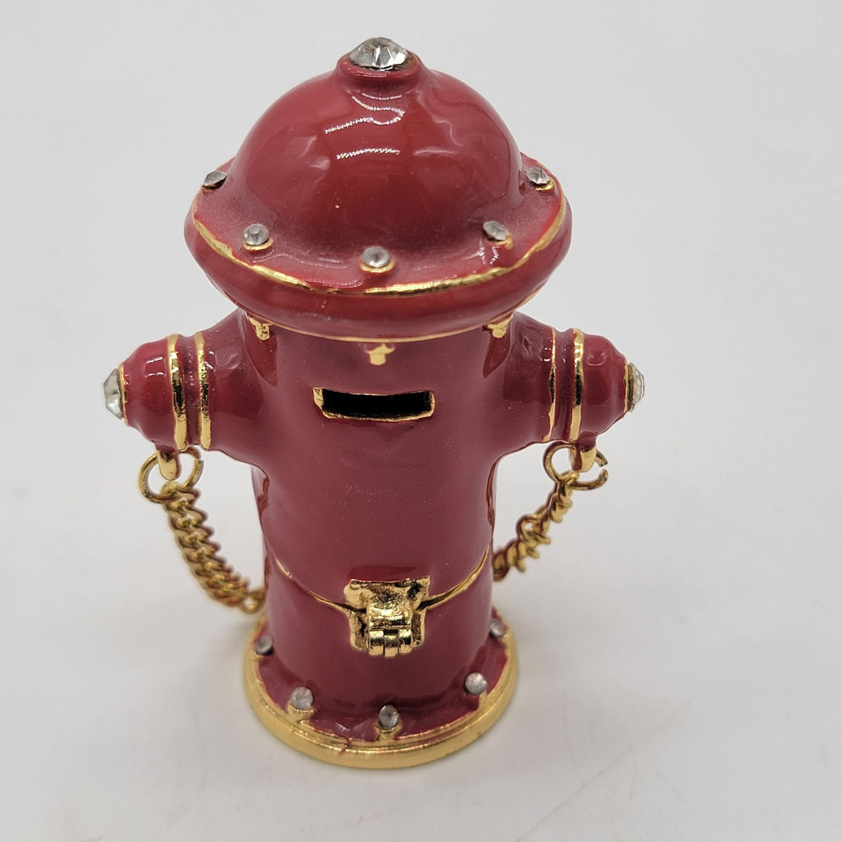 Objet d'art Dog's Best Friend Fire Hydrant Trinket Box No. 129