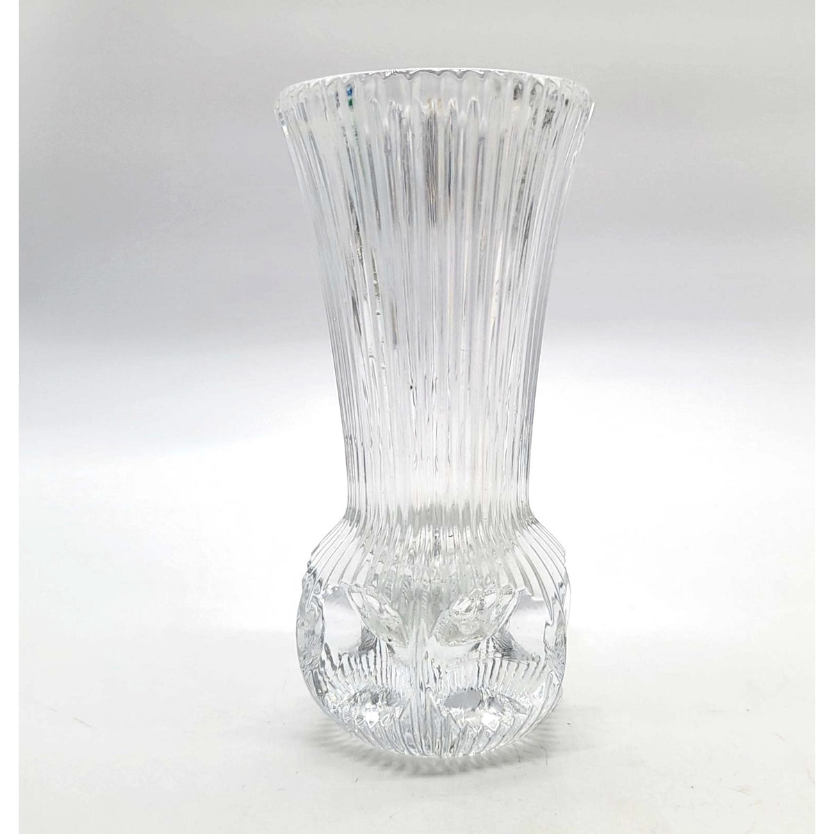1970s Fostoria Thumbprint Melissa Bud Vase