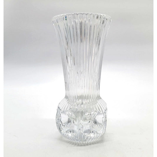 1970s Fostoria Thumbprint Melissa Bud Vase