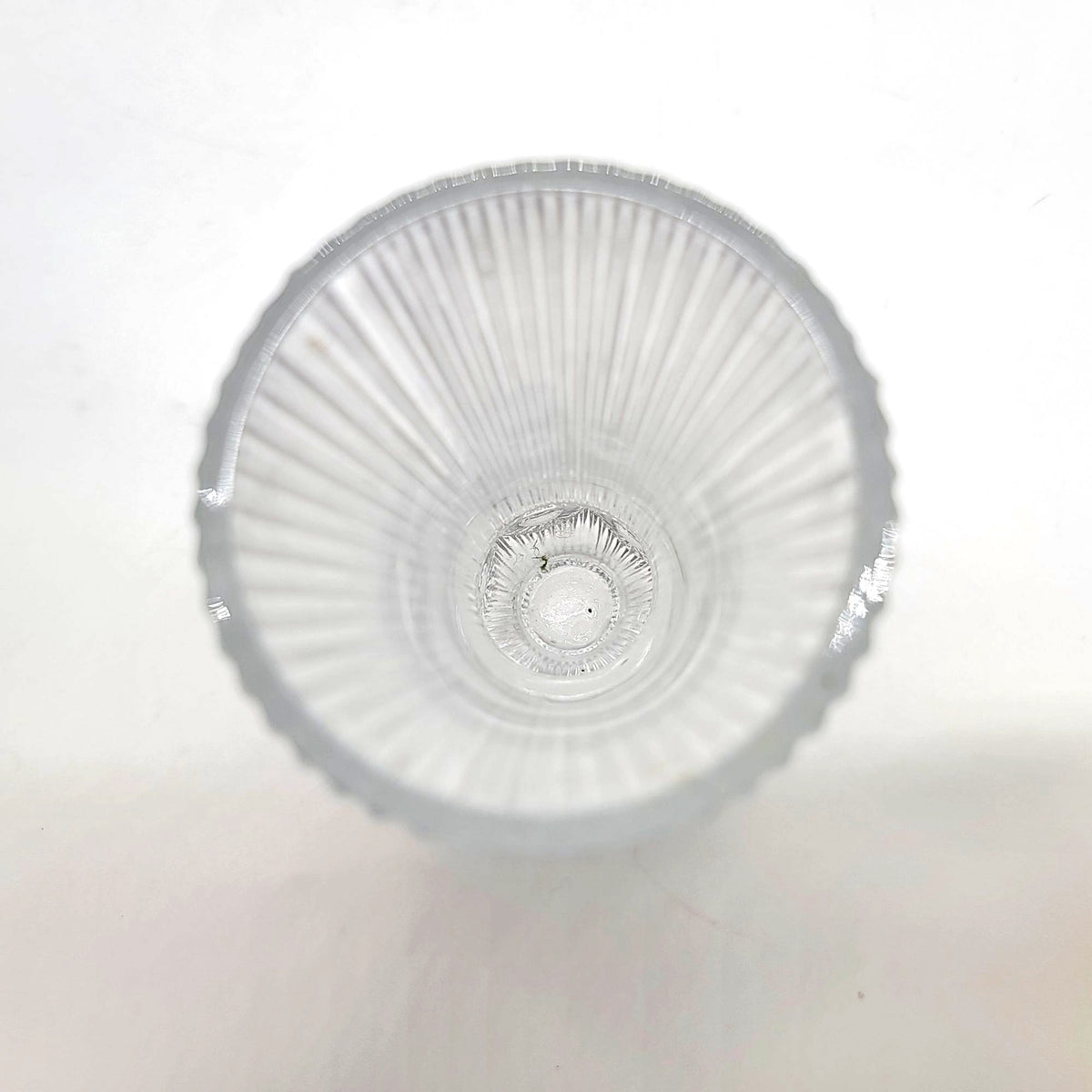 1970s Fostoria Thumbprint Melissa Bud Vase