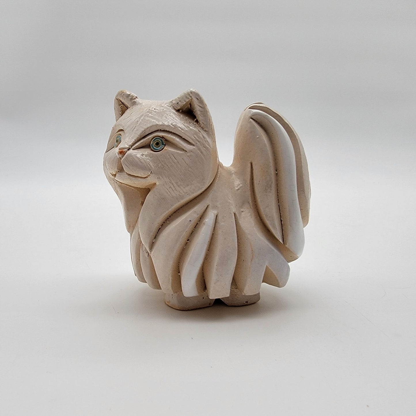 Artesania Rinconada Persian Cat Sculpture