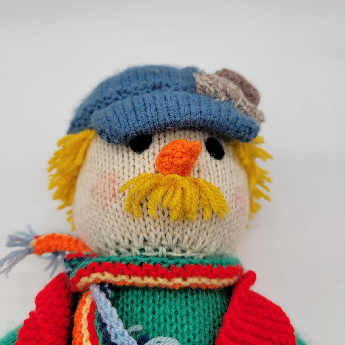 1980s Jean Greenhowes Grandpa Scarecrow Knit Doll
