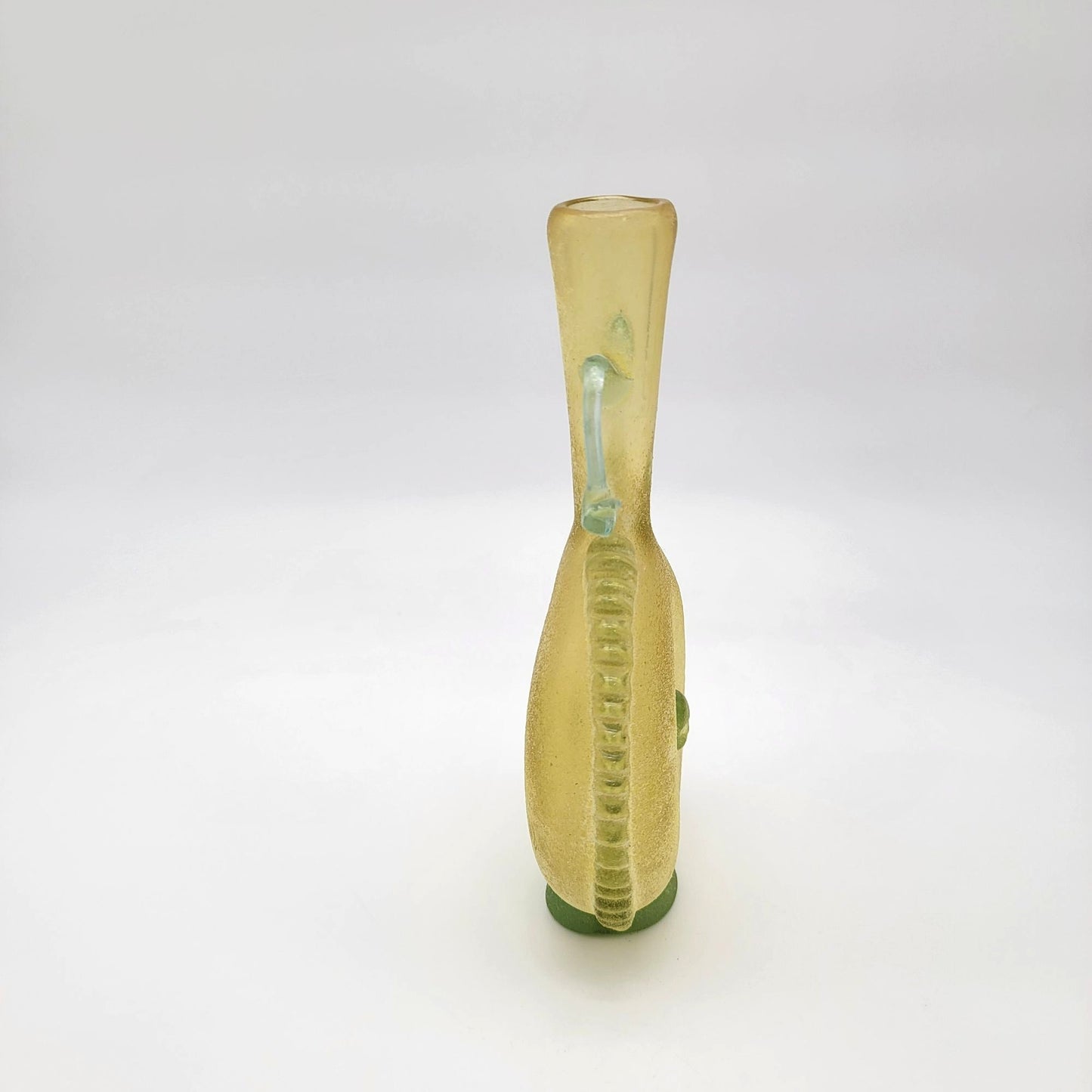 Vintage Venetian Scavo Art Glass Amphora Vase