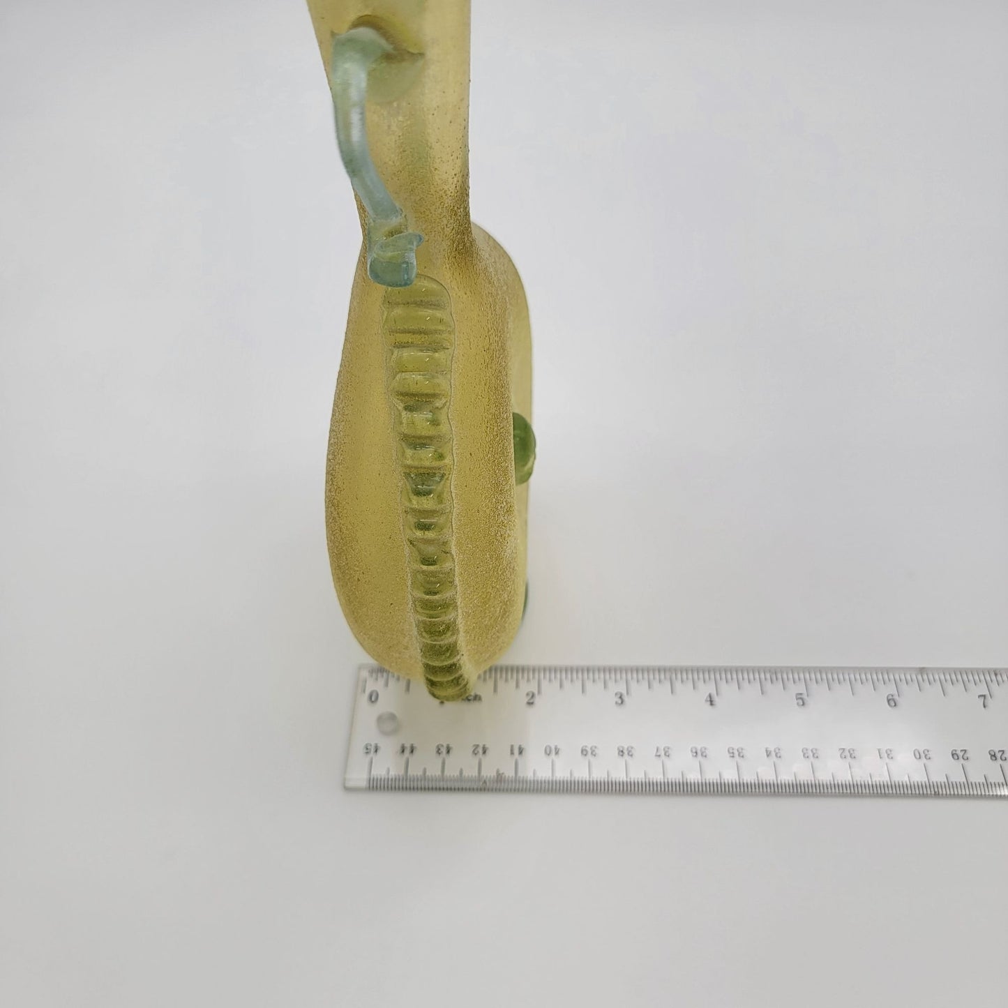 Vintage Venetian Scavo Art Glass Amphora Vase