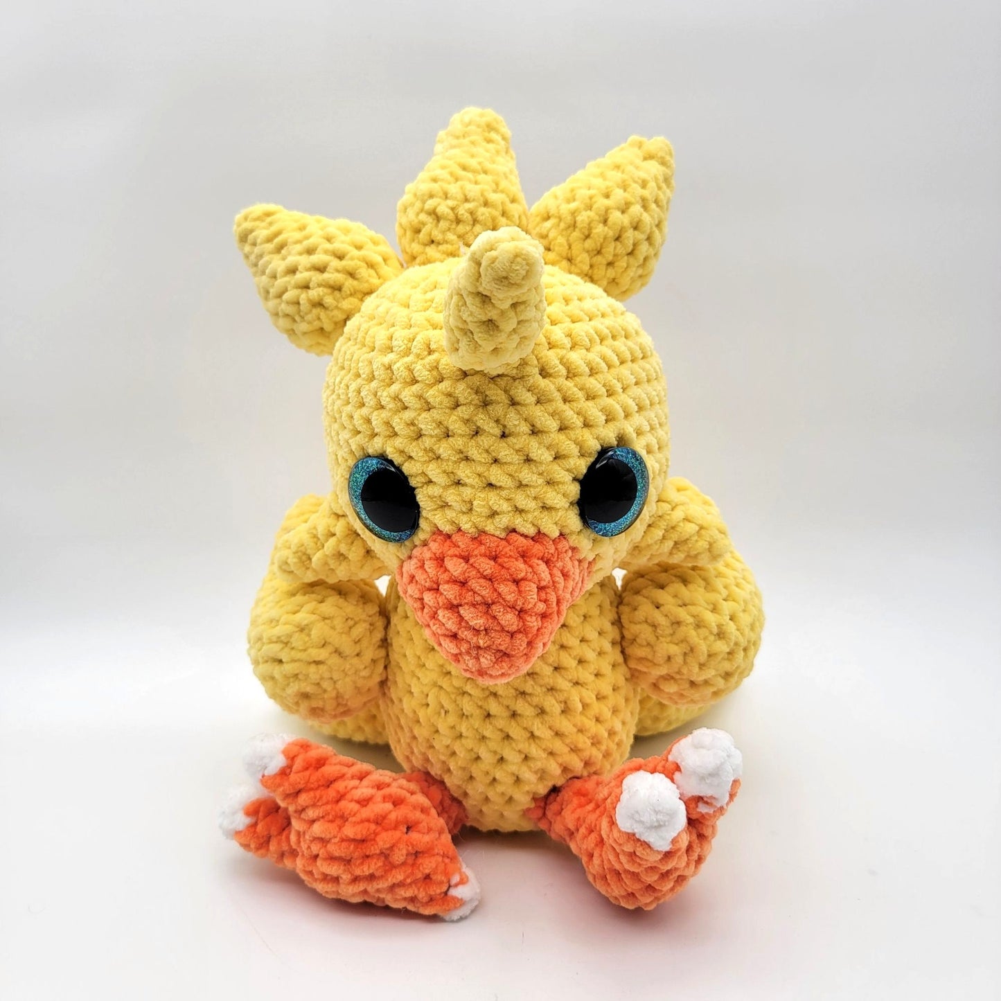 Amigurumi Crocheted Chocobo Bird Plush