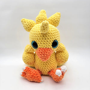 Amigurumi Crocheted Chocobo Bird Plush