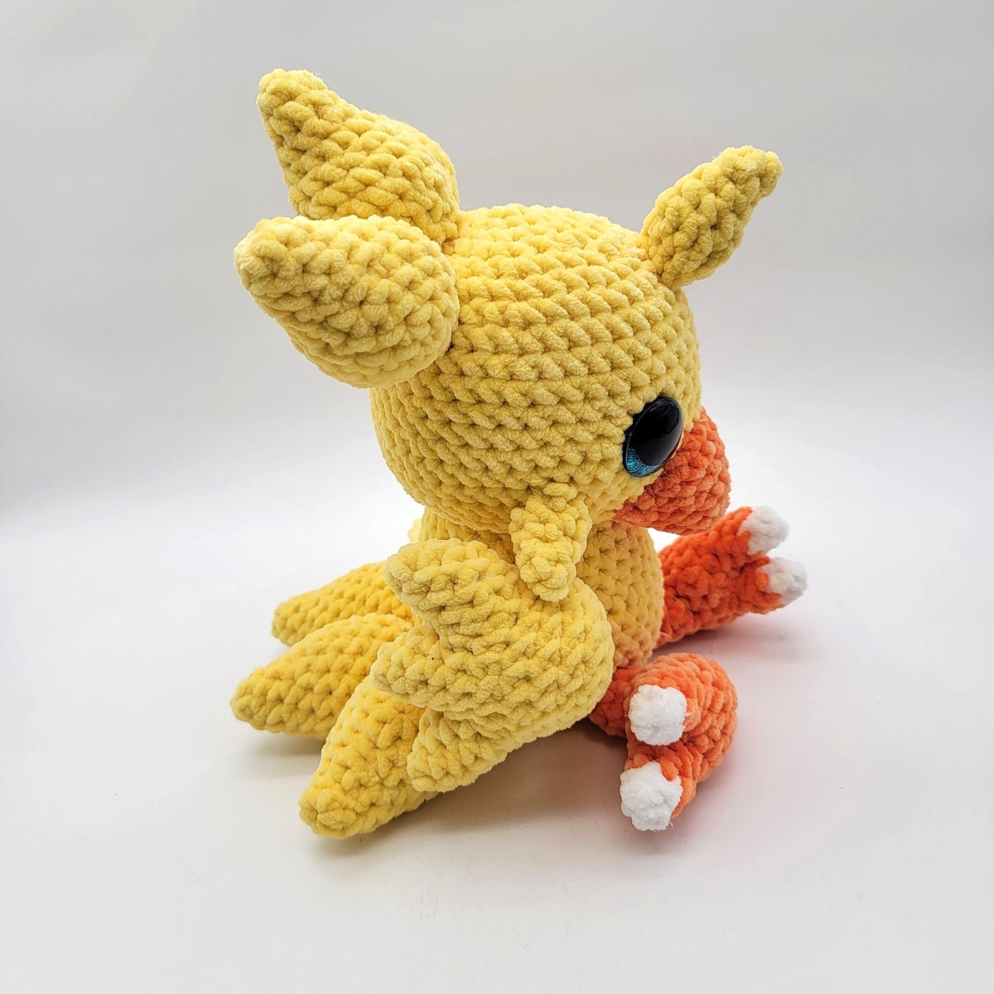 Amigurumi Crocheted Chocobo Bird Plush