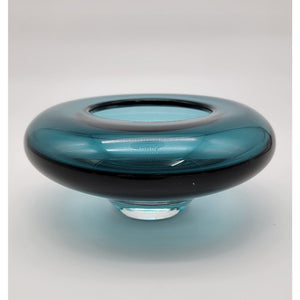 Marquis By Waterford Blue Salsa Candle Holder Bowl
