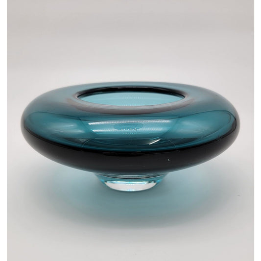 Marquis By Waterford Blue Salsa Candle Holder Bowl
