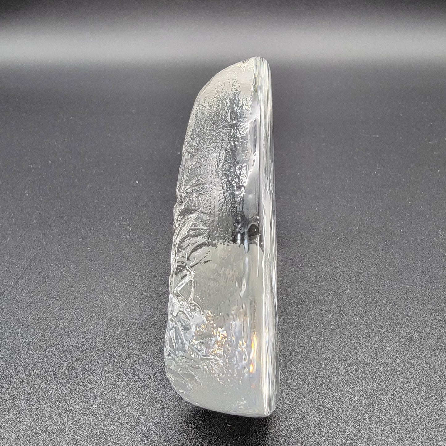 Mats Jonasson Crystal Fawn Deer Paperweight Signed M Jonasson 2280