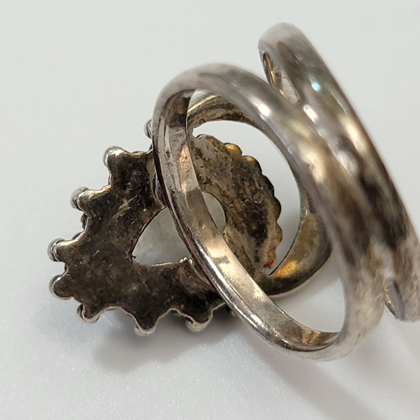 Sterling Silver Moonstone Ring Size 4.75