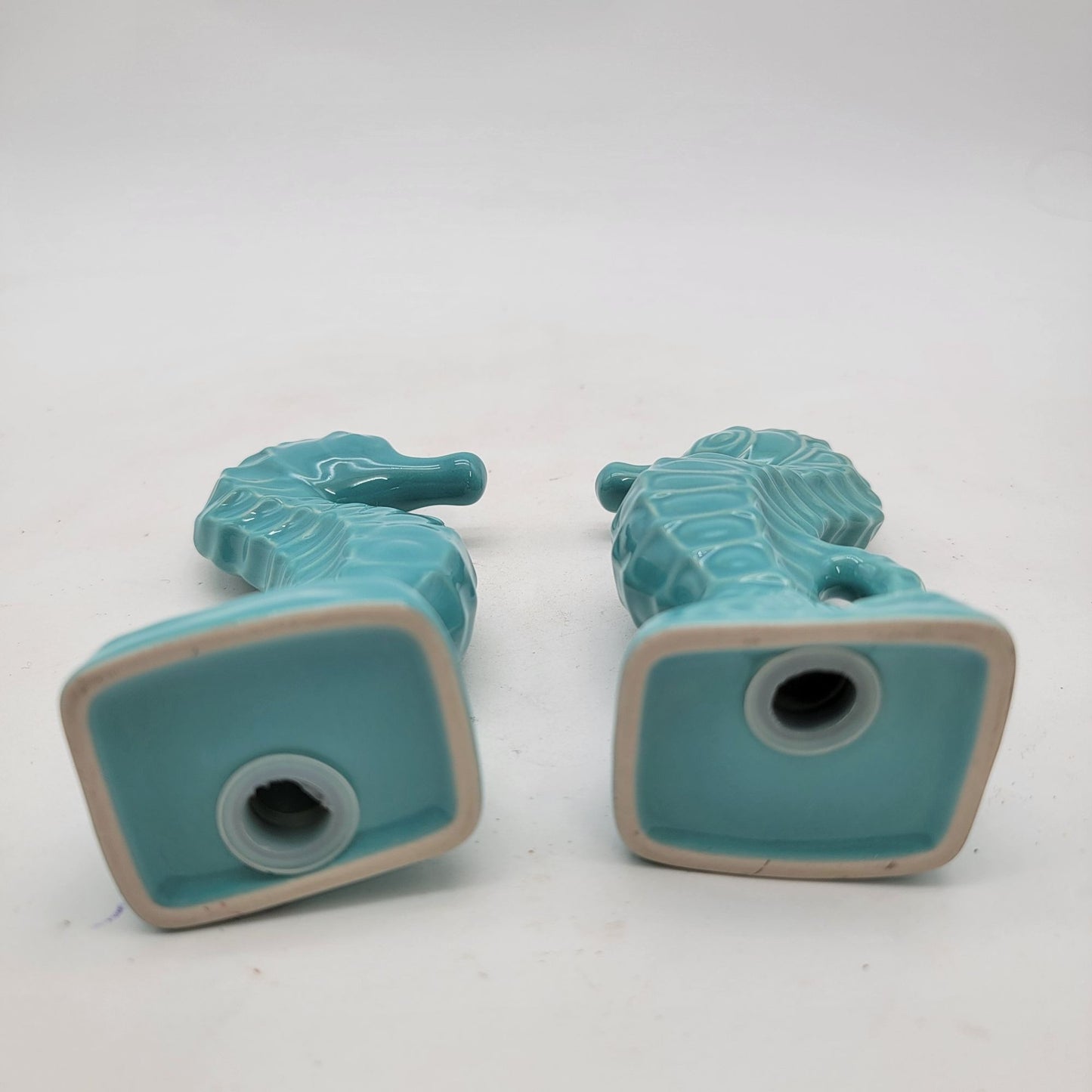 Blue Seahorse Salt & Pepper Shakers - Coastal Table Decor