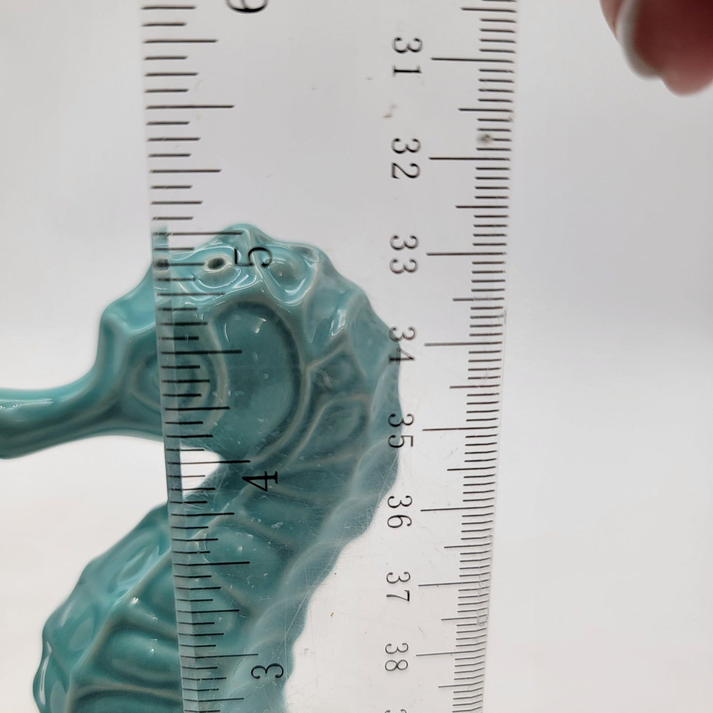 Blue Seahorse Salt & Pepper Shakers - Coastal Table Decor