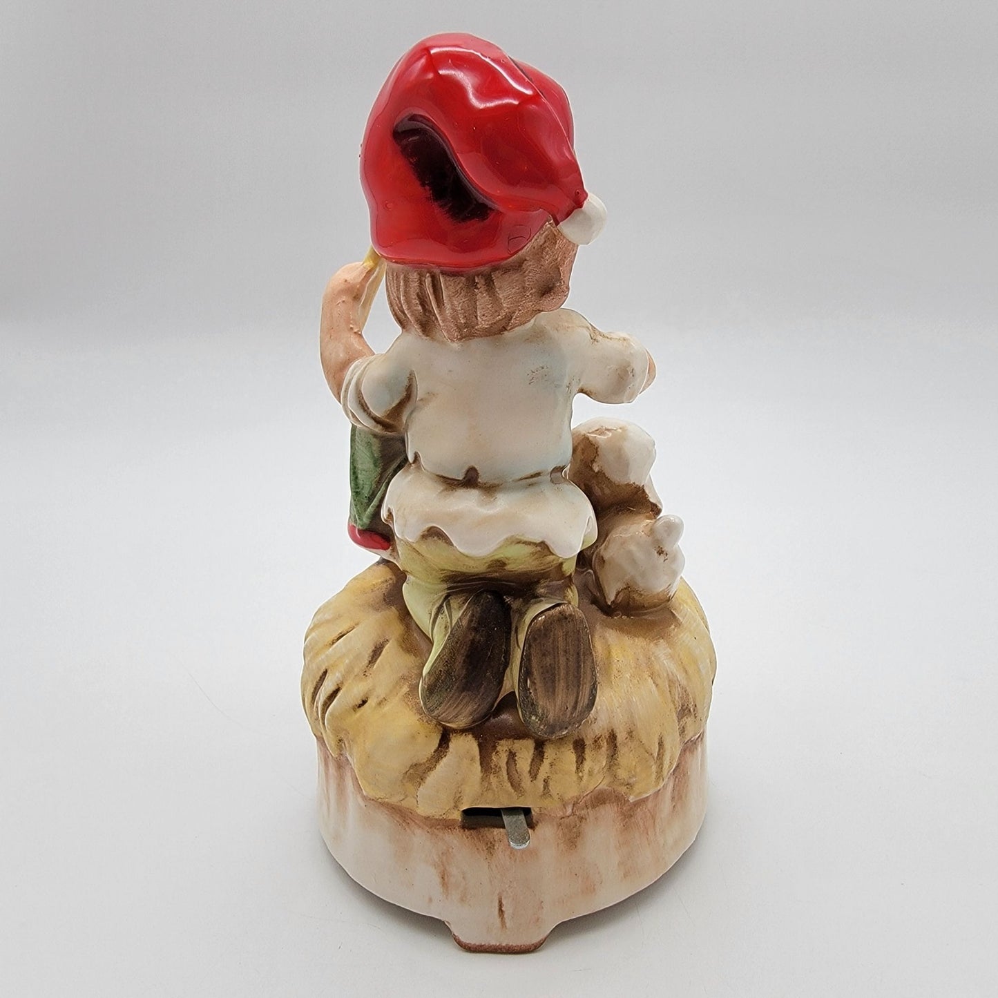 Vintage Lefton Little Drummer Boy Porcelain Music Box
