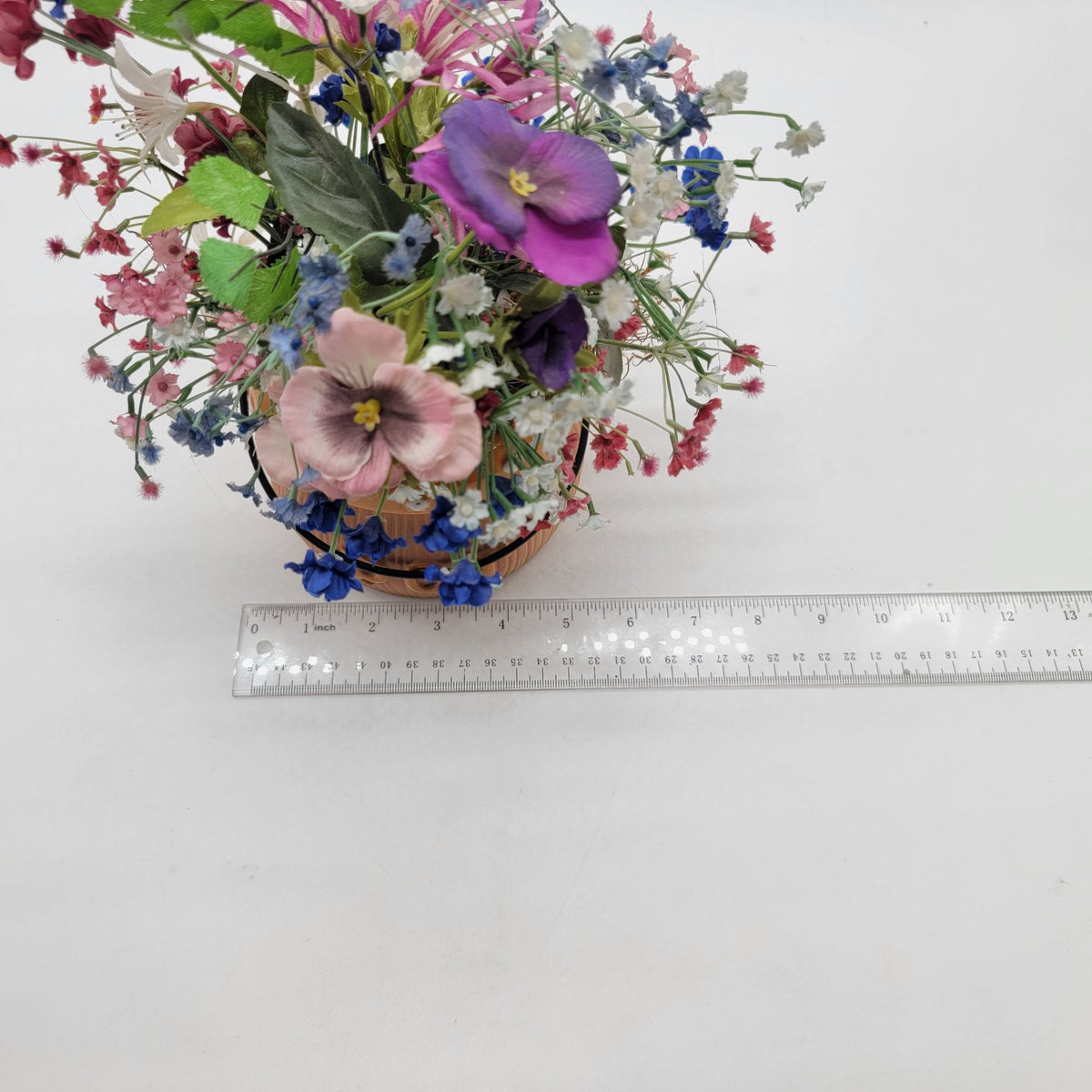 Terracotta Pot Vase With Artificial Flowers