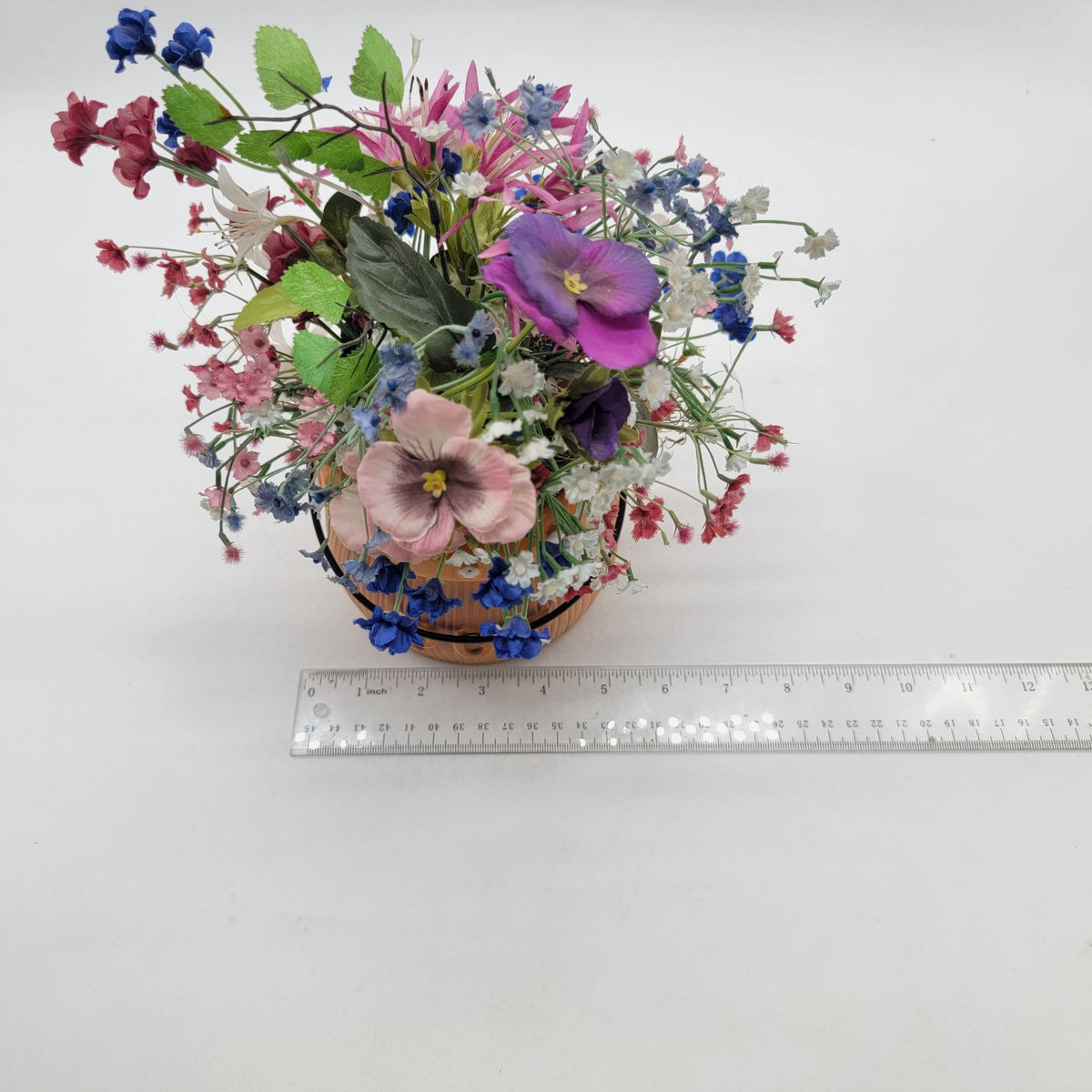 Terracotta Pot Vase With Artificial Flowers