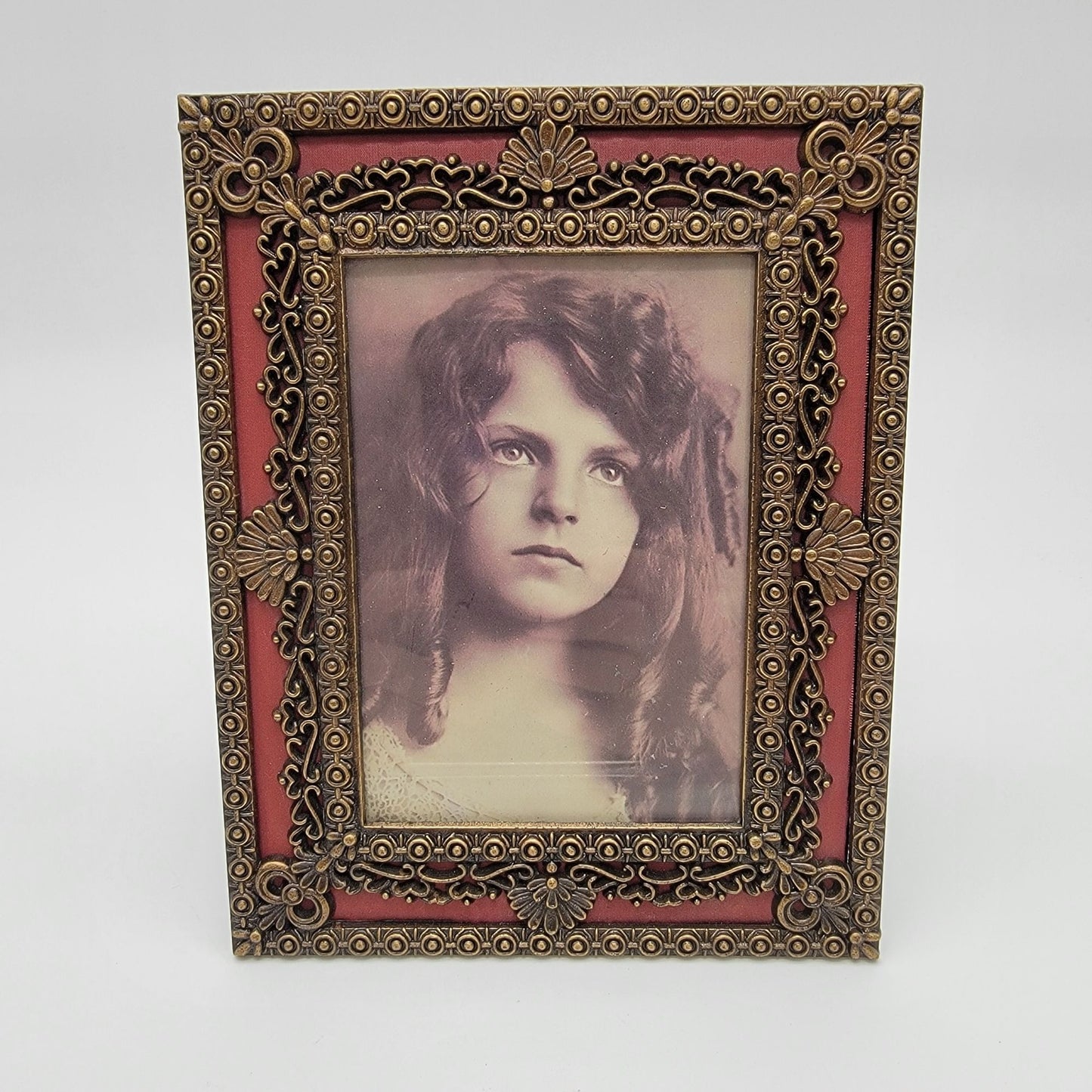 Vintage Weston Gallery Ornate Filigree Metal Picture Frame 5" X 7"