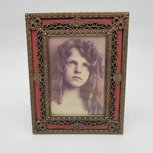 Vintage Weston Gallery Ornate Filigree Metal Picture Frame 5" X 7"