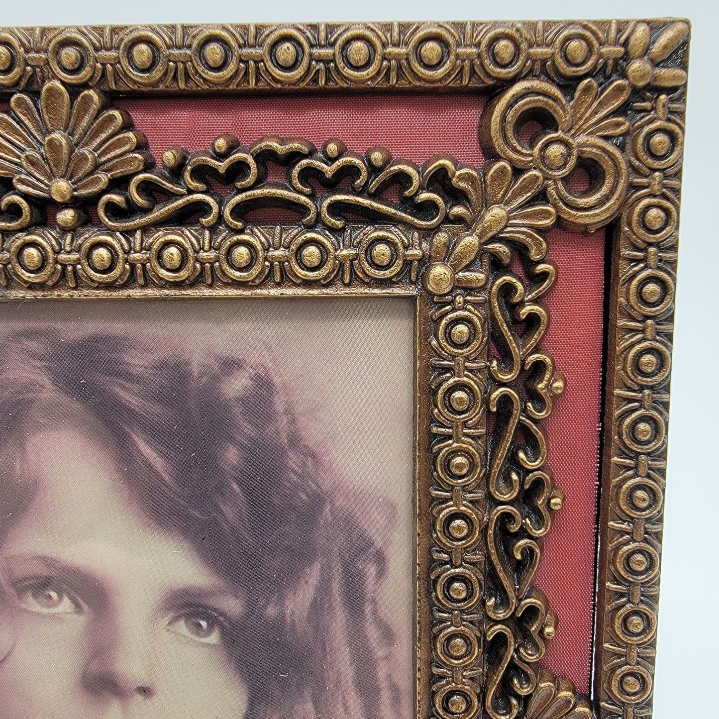 Vintage Weston Gallery Ornate Filigree Metal Picture Frame 5" X 7"