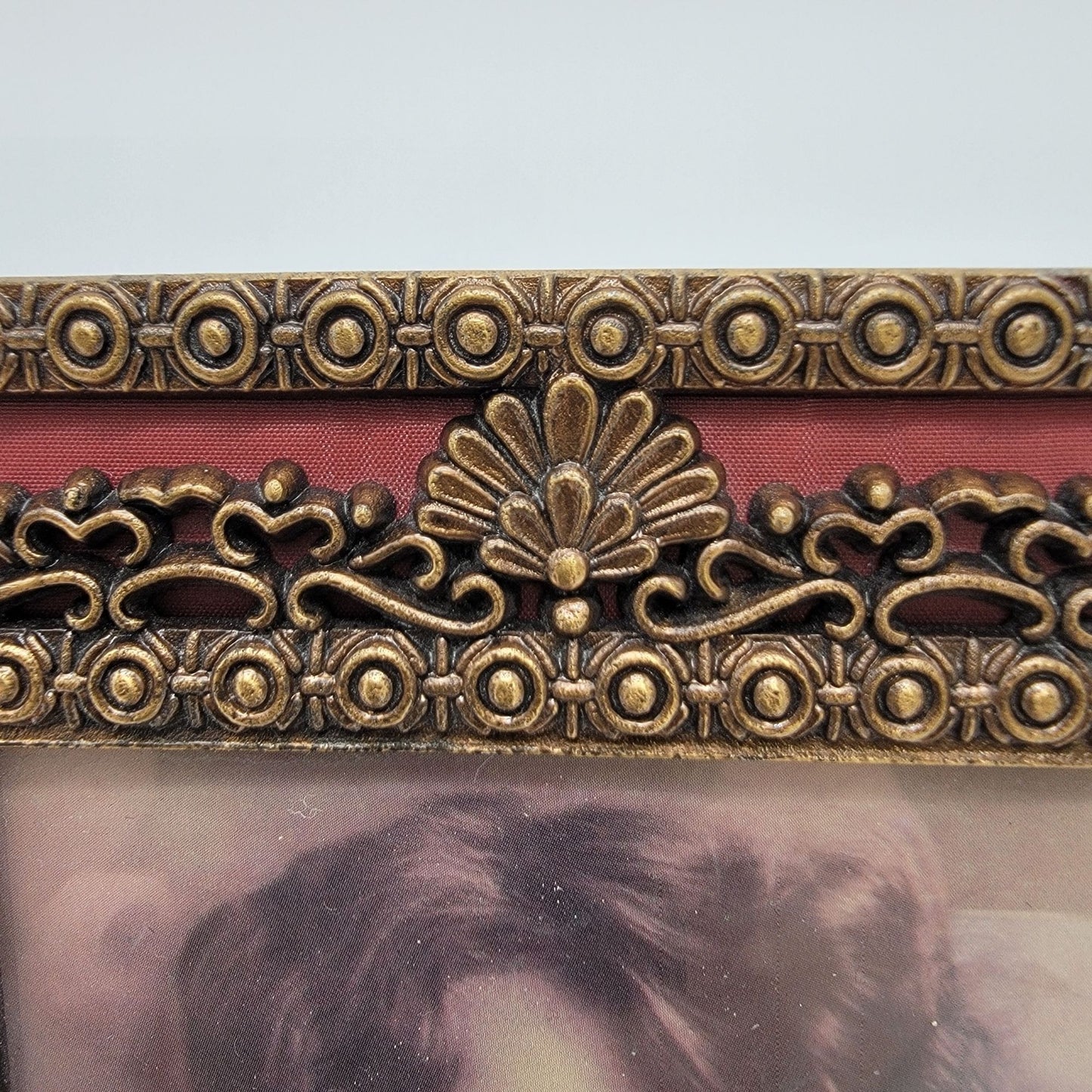 Vintage Weston Gallery Ornate Filigree Metal Picture Frame 5" X 7"