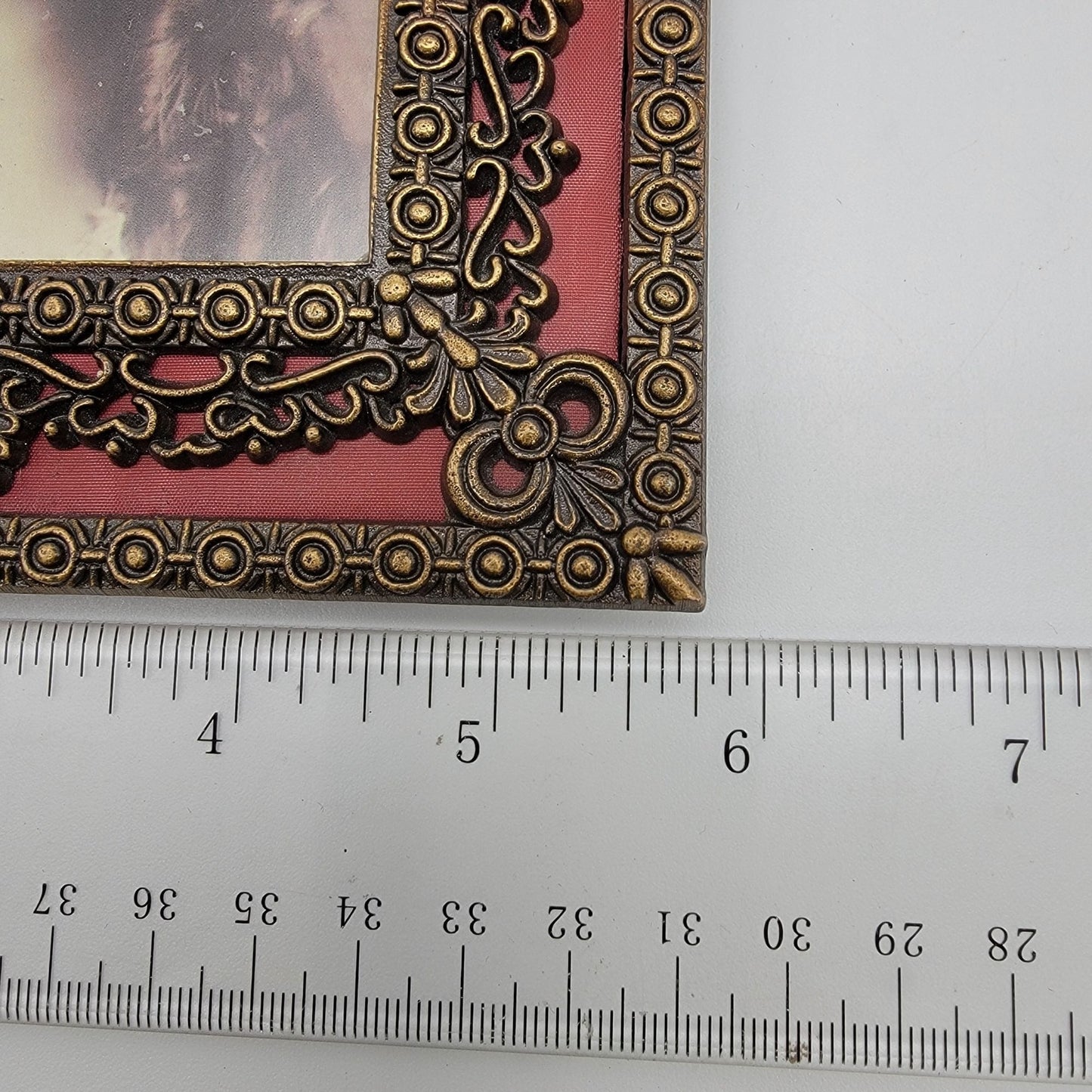 Vintage Weston Gallery Ornate Filigree Metal Picture Frame 5" X 7"