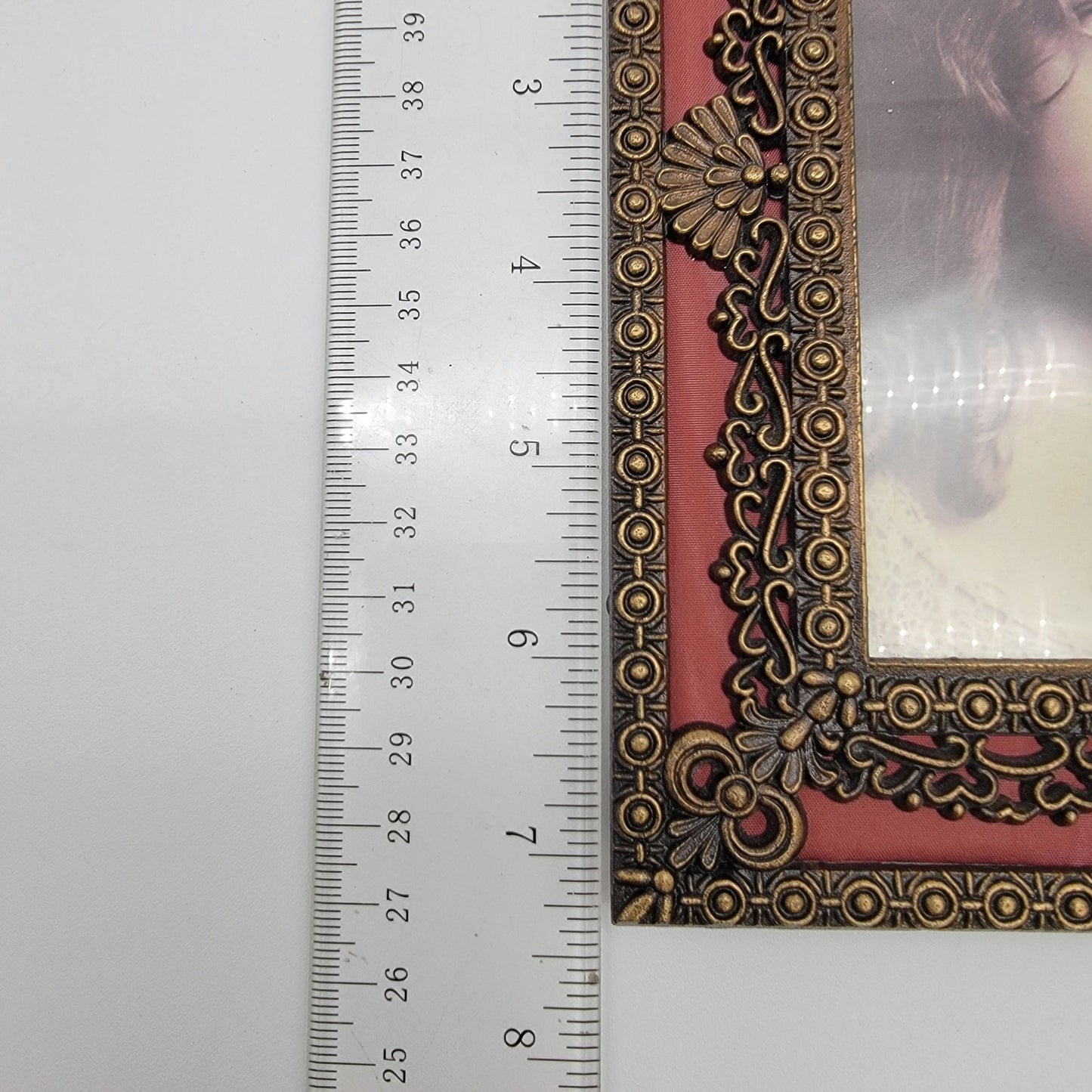 Vintage Weston Gallery Ornate Filigree Metal Picture Frame 5" X 7"