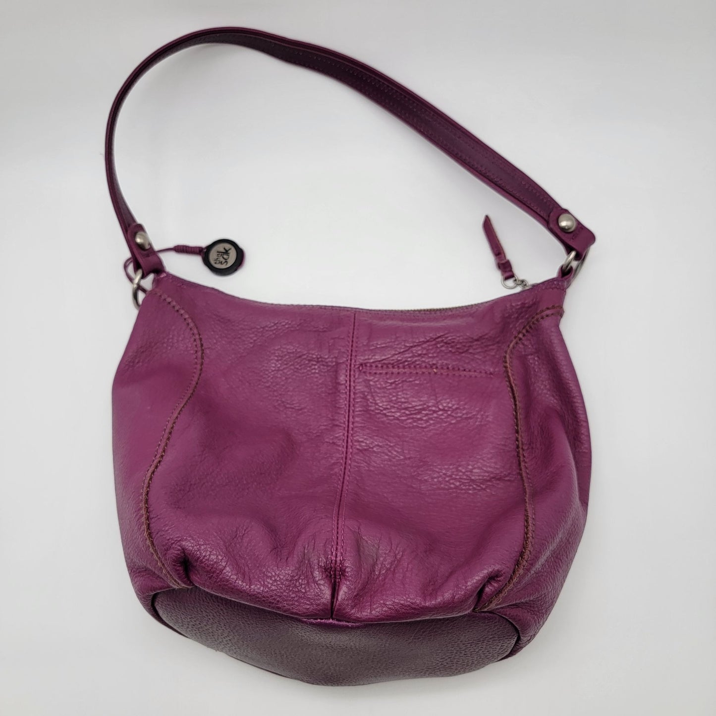 The Sak Purple Leather Shoulder Bag Purse