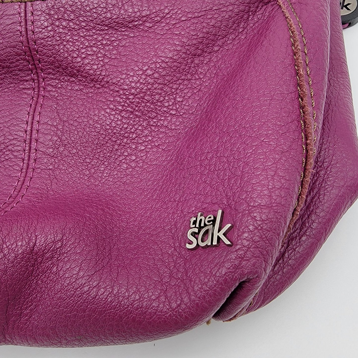 The Sak Purple Leather Shoulder Bag Purse