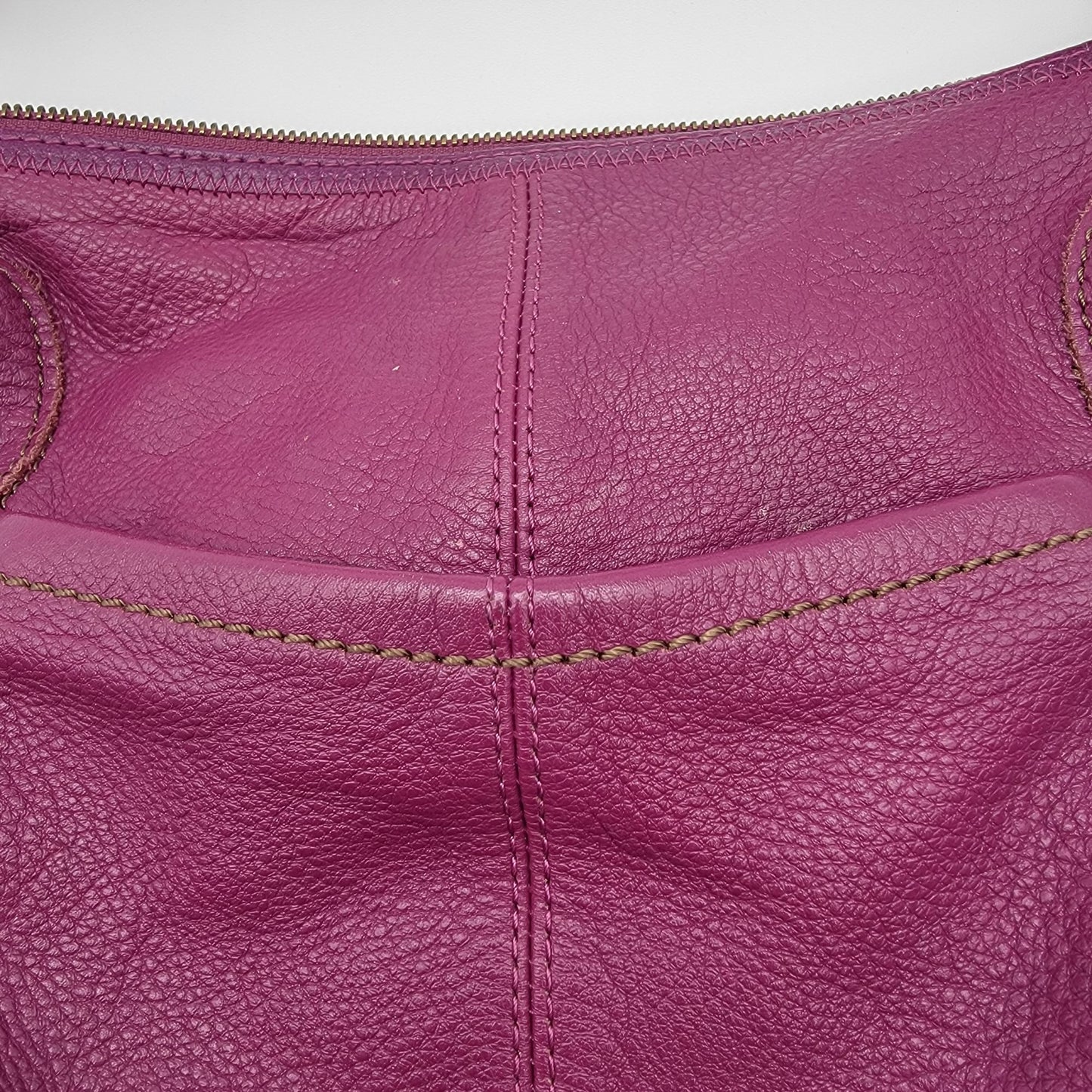 The Sak Purple Leather Shoulder Bag Purse