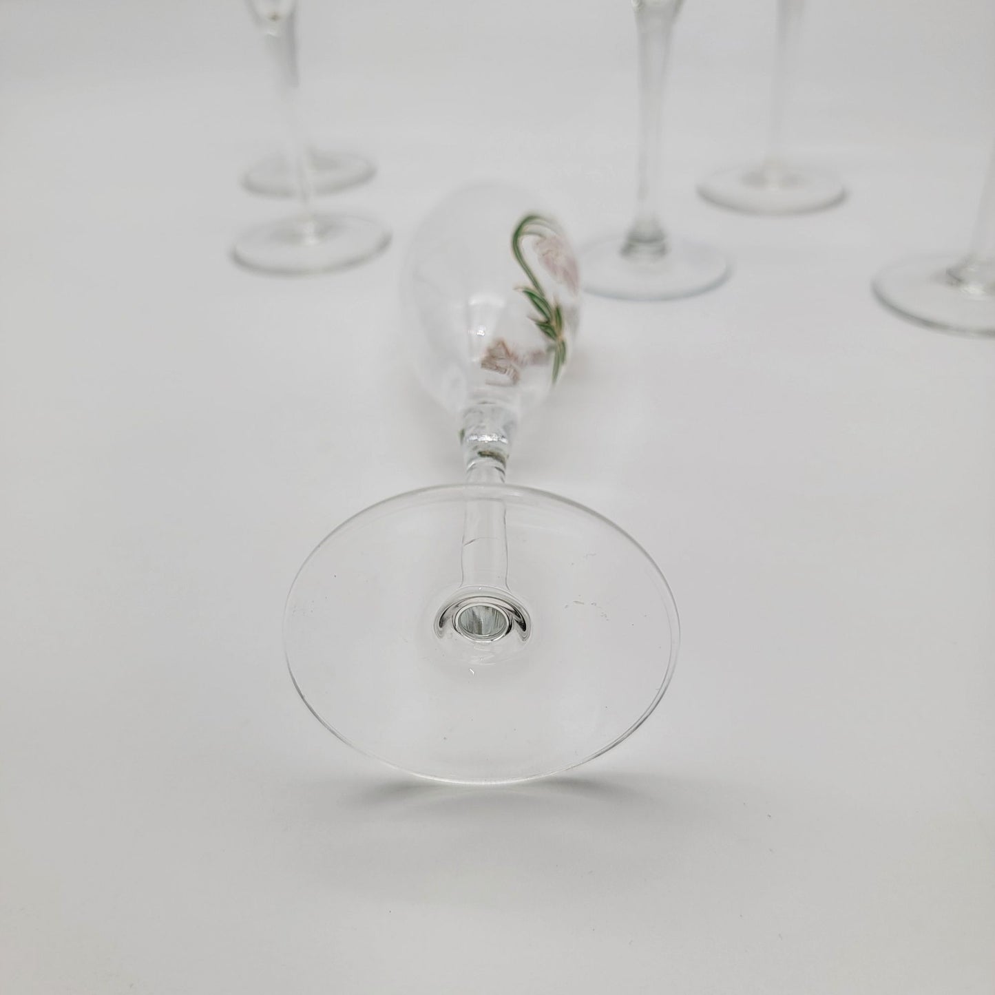 Set Of 6 Perrier Jouet Belle Epoque Champagne Glasses