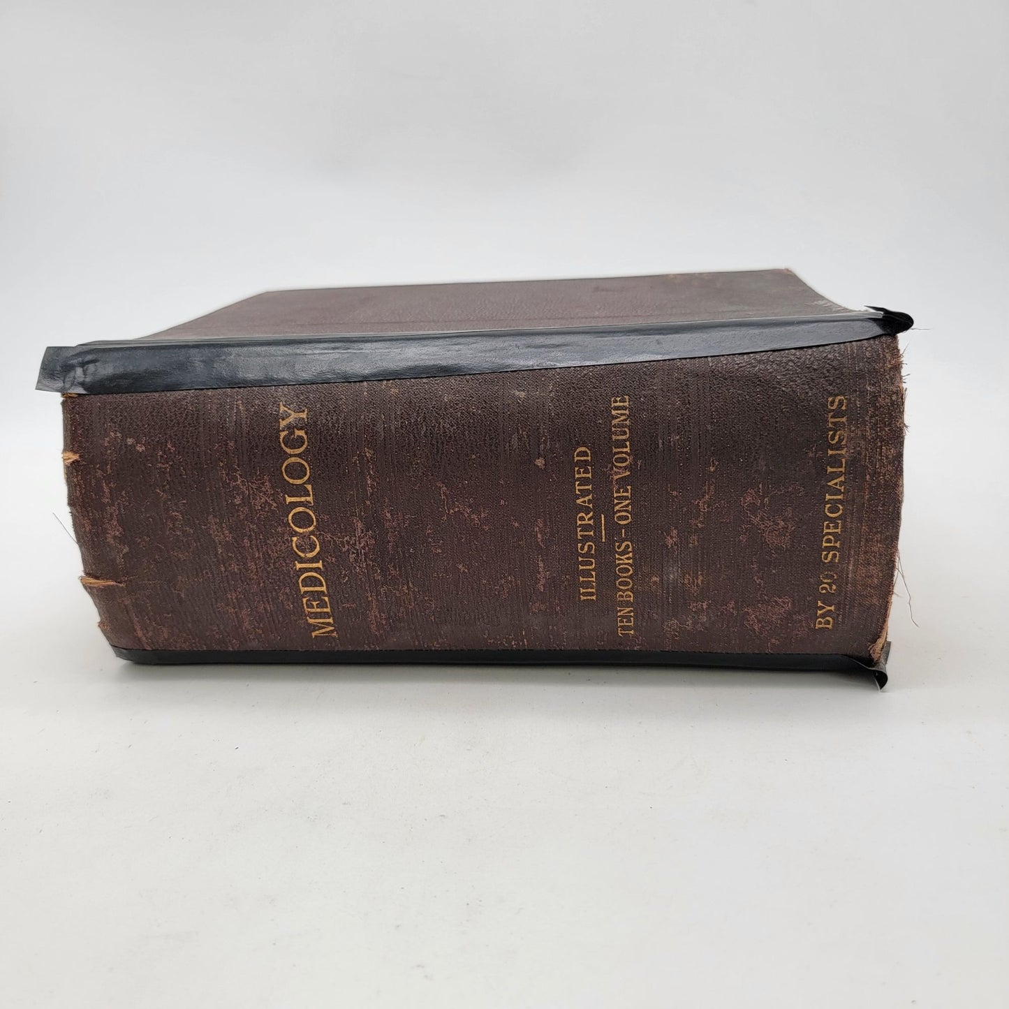 Medicology Illustrated Ten Books One Volume By Joseph Richardson Antique Hardcover Medical Reference Book