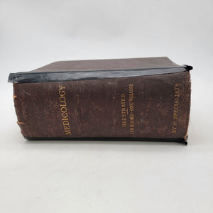 Medicology Illustrated Ten Books One Volume By Joseph Richardson Antique Hardcover Medical Reference Book