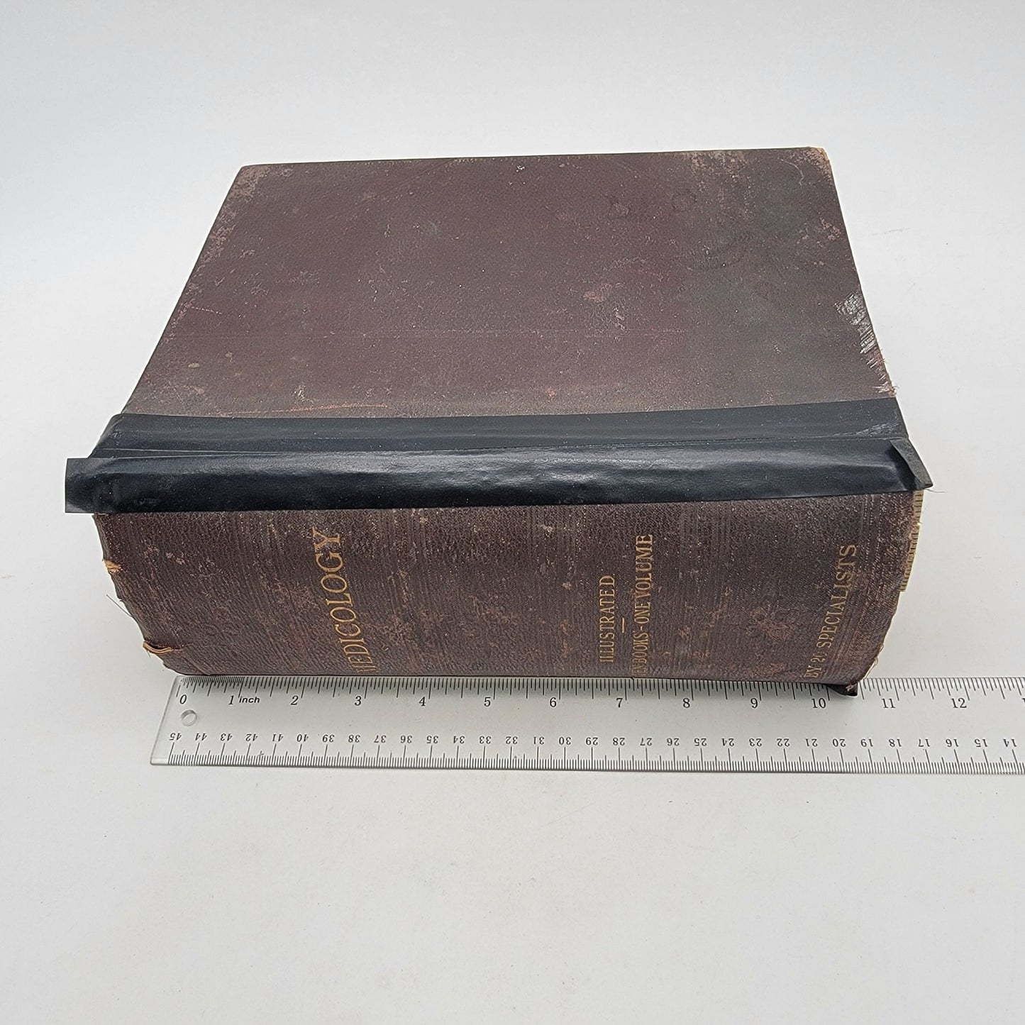 Medicology Illustrated Ten Books One Volume By Joseph Richardson Antique Hardcover Medical Reference Book
