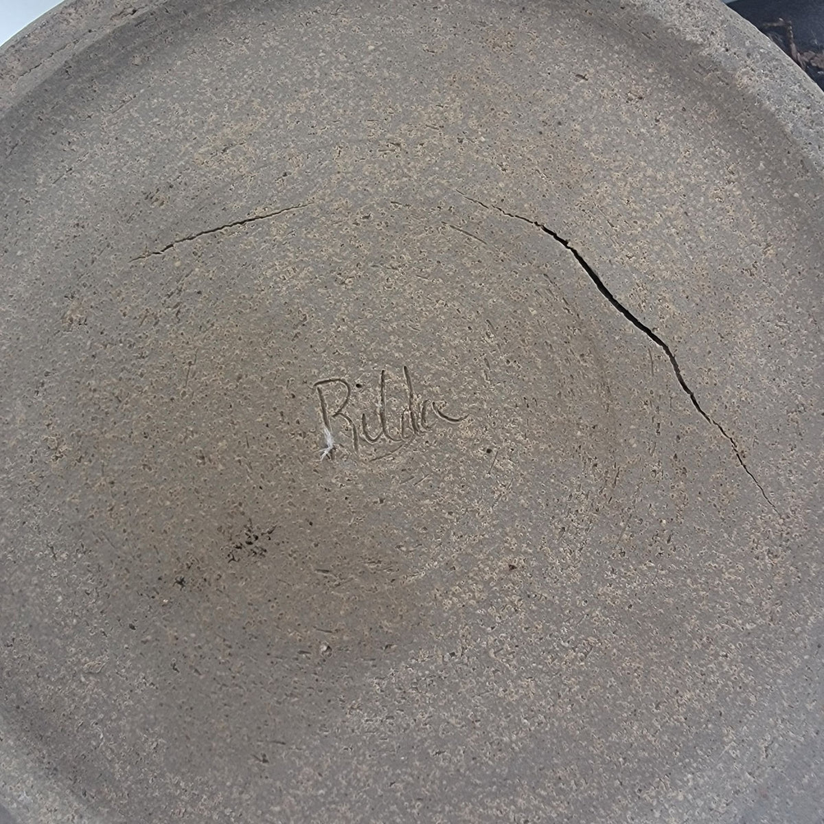 Large Brutalist Rilda Studio Pottery Face Pot Planter