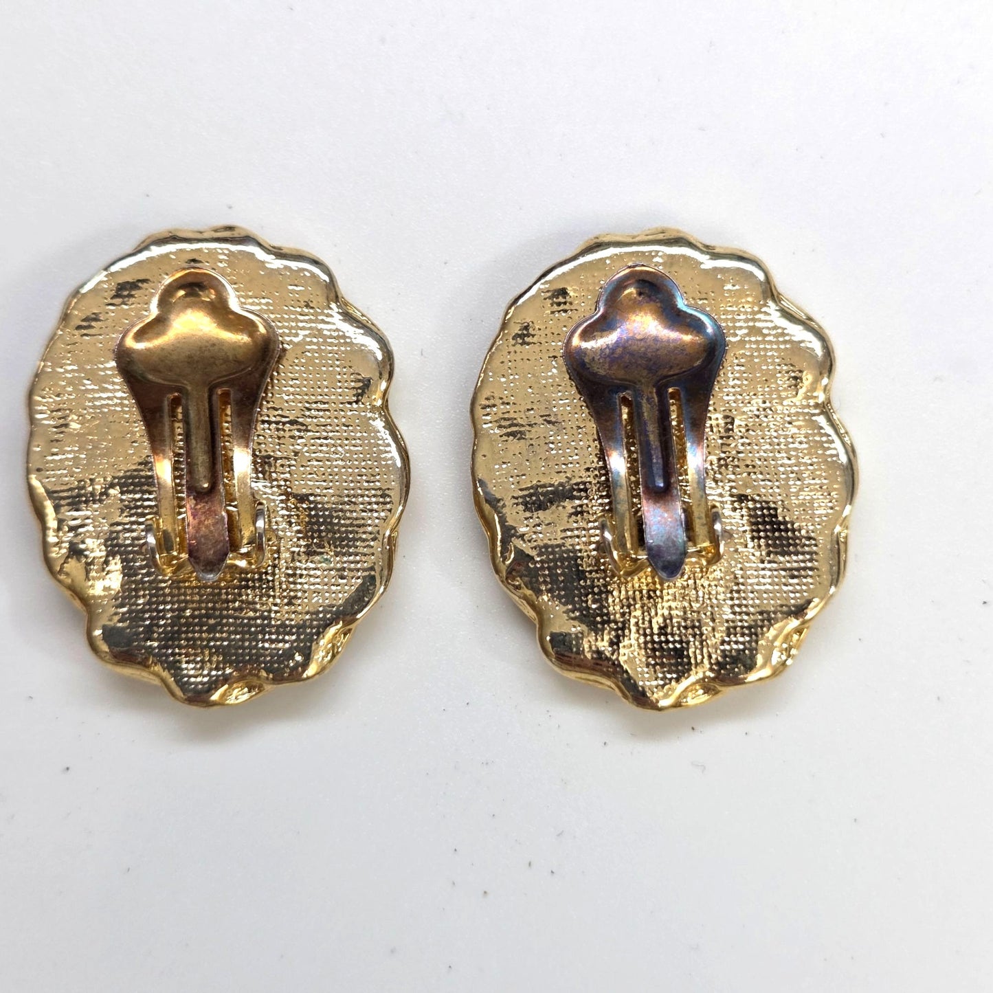 Vintage Freshwater Pearl Cluster Clip-On Earrings