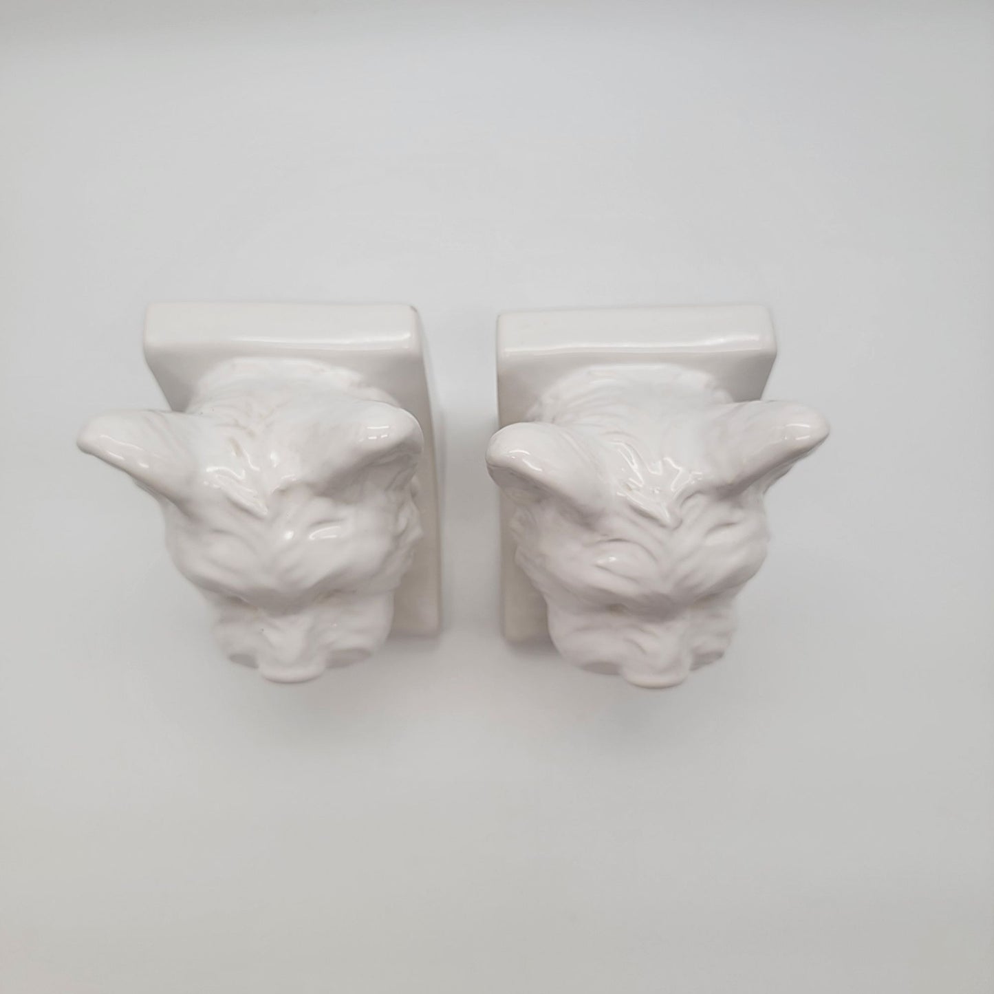 Pier 1 Imports White Terrier Dog Bookends