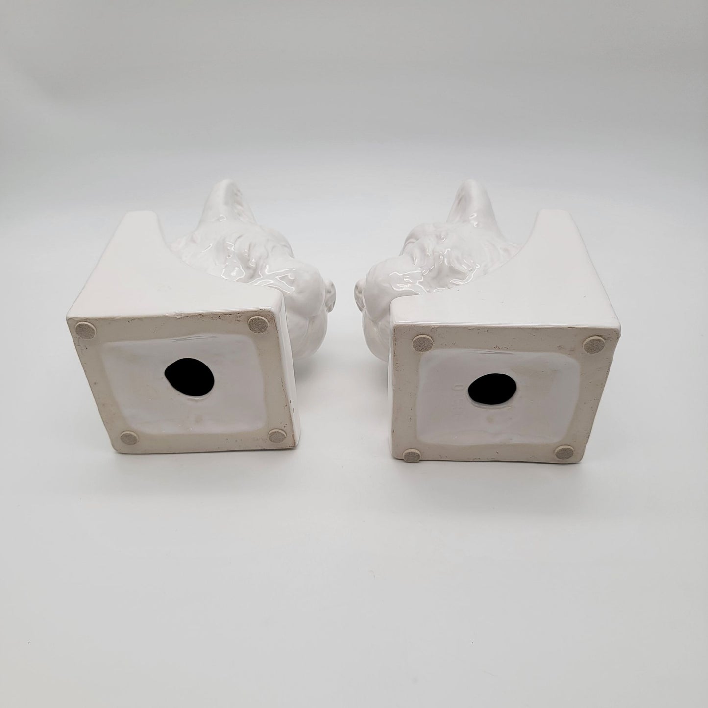 Pier 1 Imports White Terrier Dog Bookends