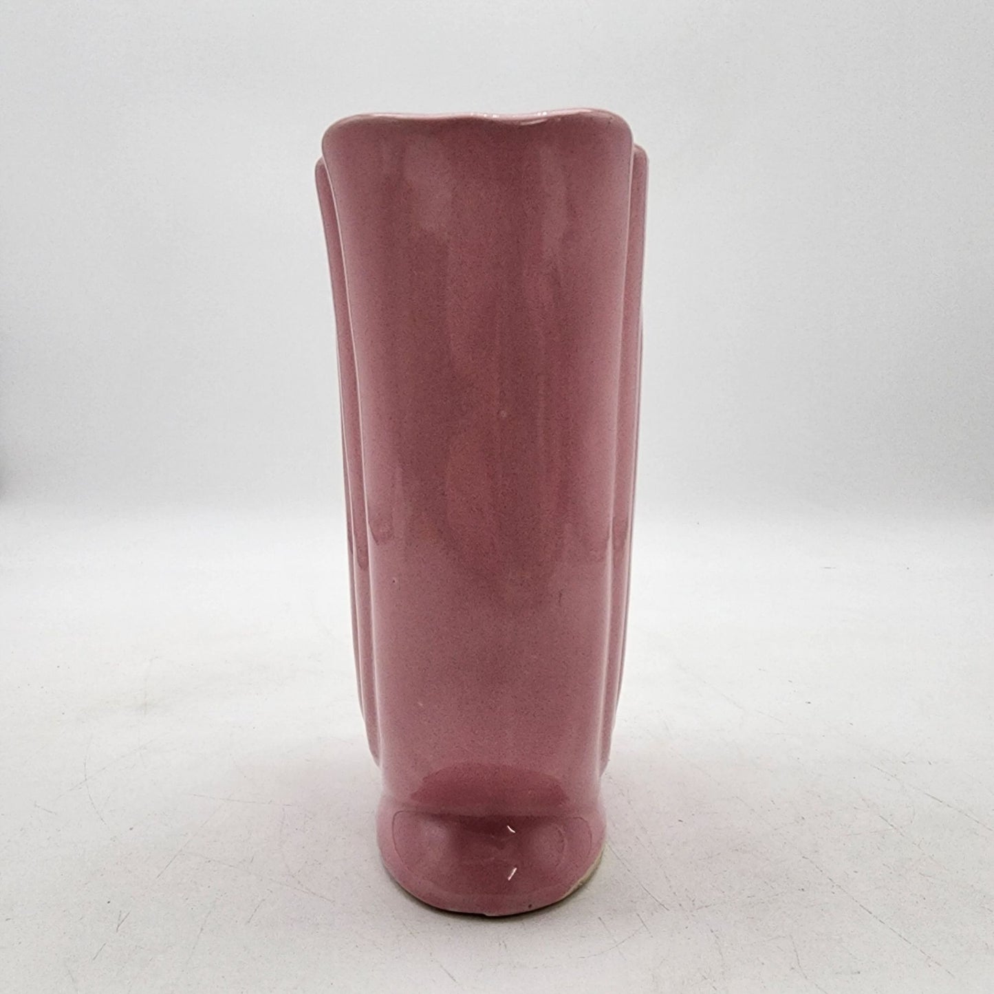 Vintage USA Pottery Pink Nautilus Shell Planter