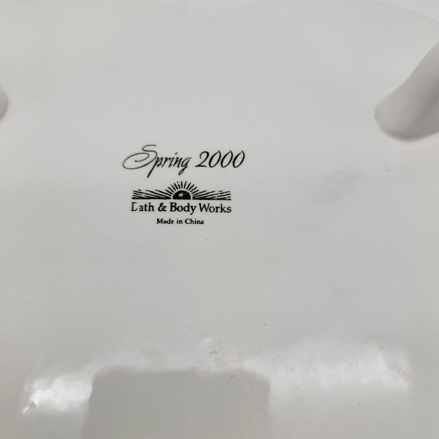 Bath & Body Works Spring 2000 Heart-Shaped Ceramic Trivet