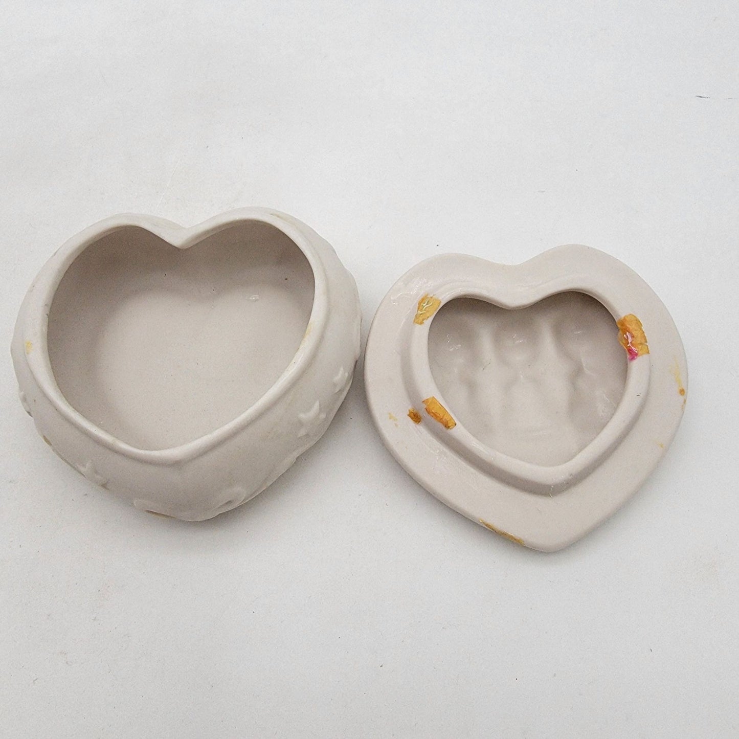 Hallmark Angel Trio Heart-Shaped Trinket Box With Lid