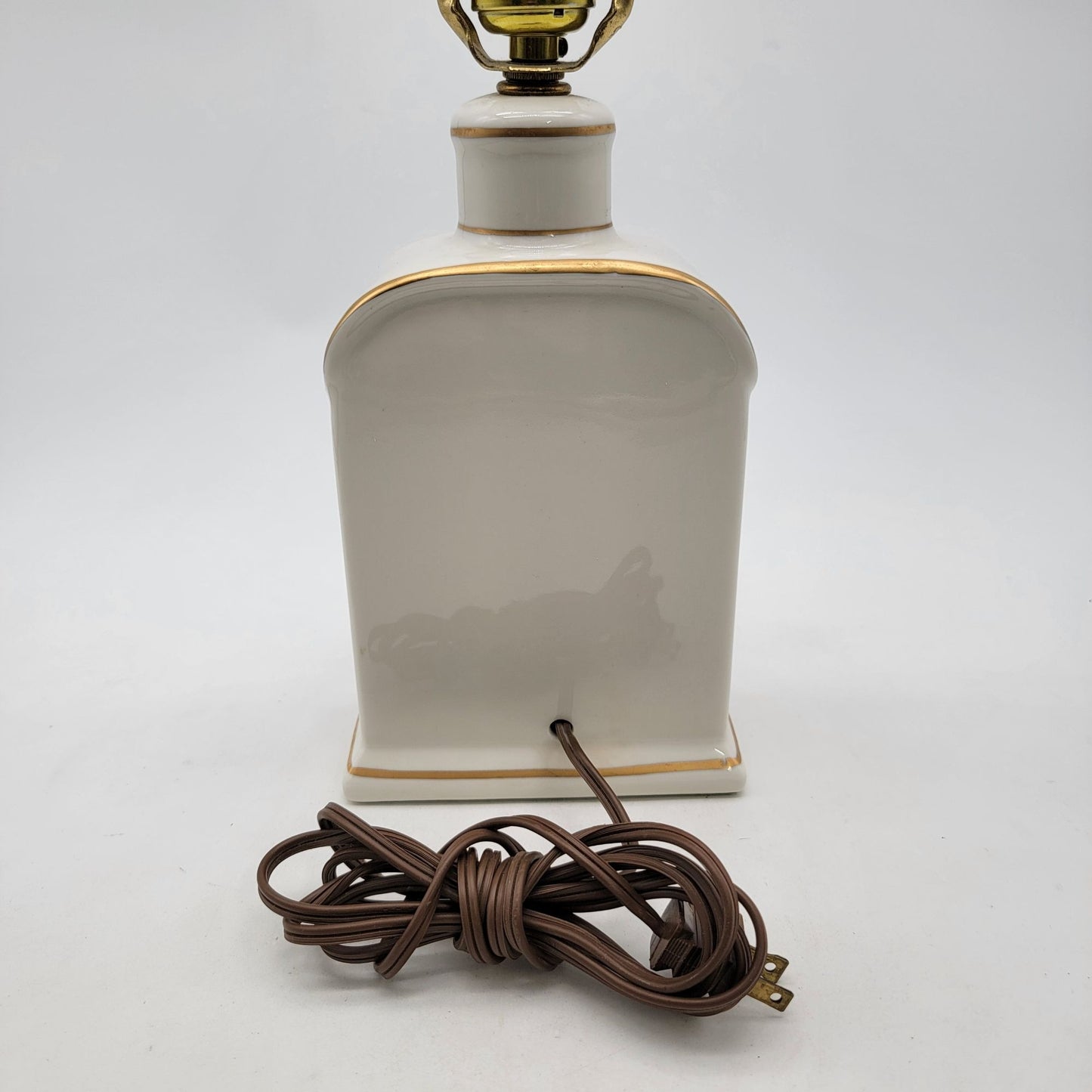 Vintage Tiden Thurber Needlepoint Sampler Print Lamp